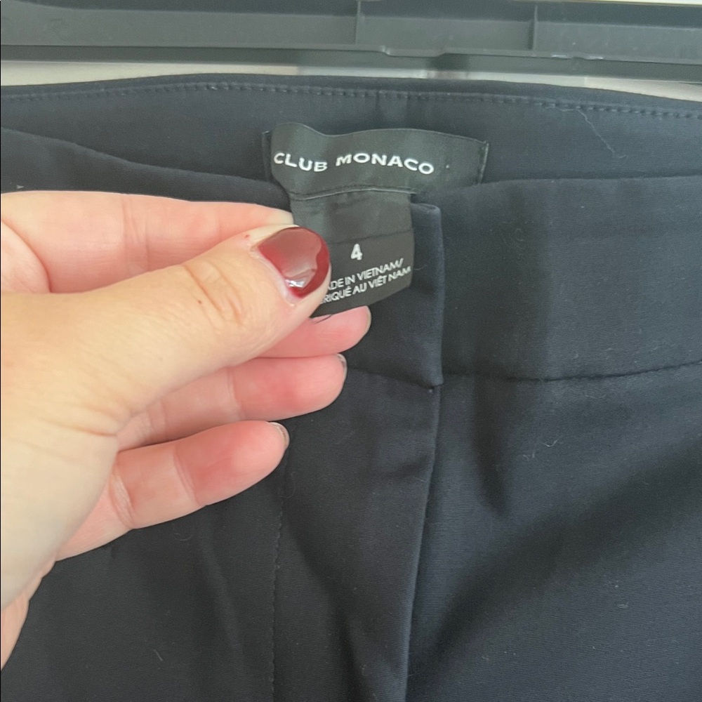 Club Monaco Classic Black Women's Pants - Picture 5 of 10